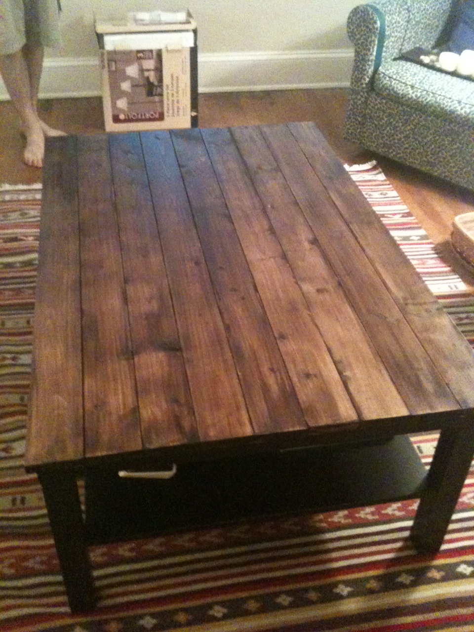 plank plan coffee table
