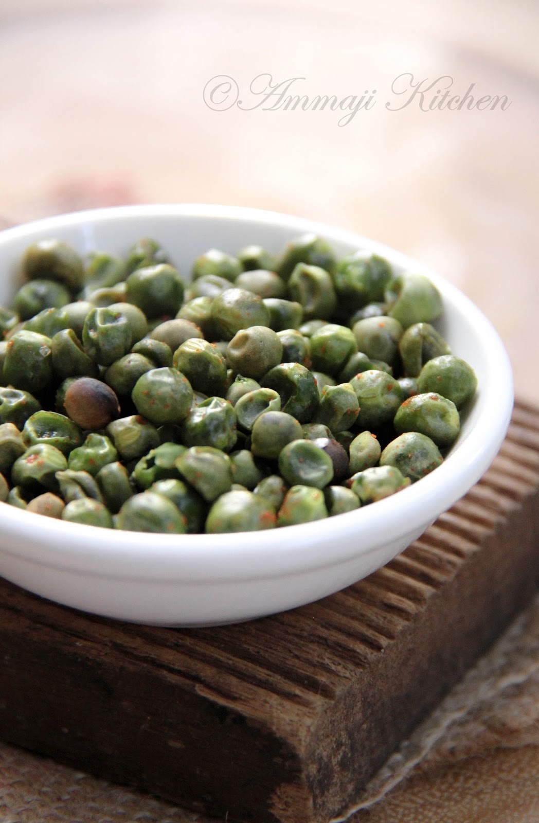 Baked Green peas Indian Food Recipes Ammaji Kitchen