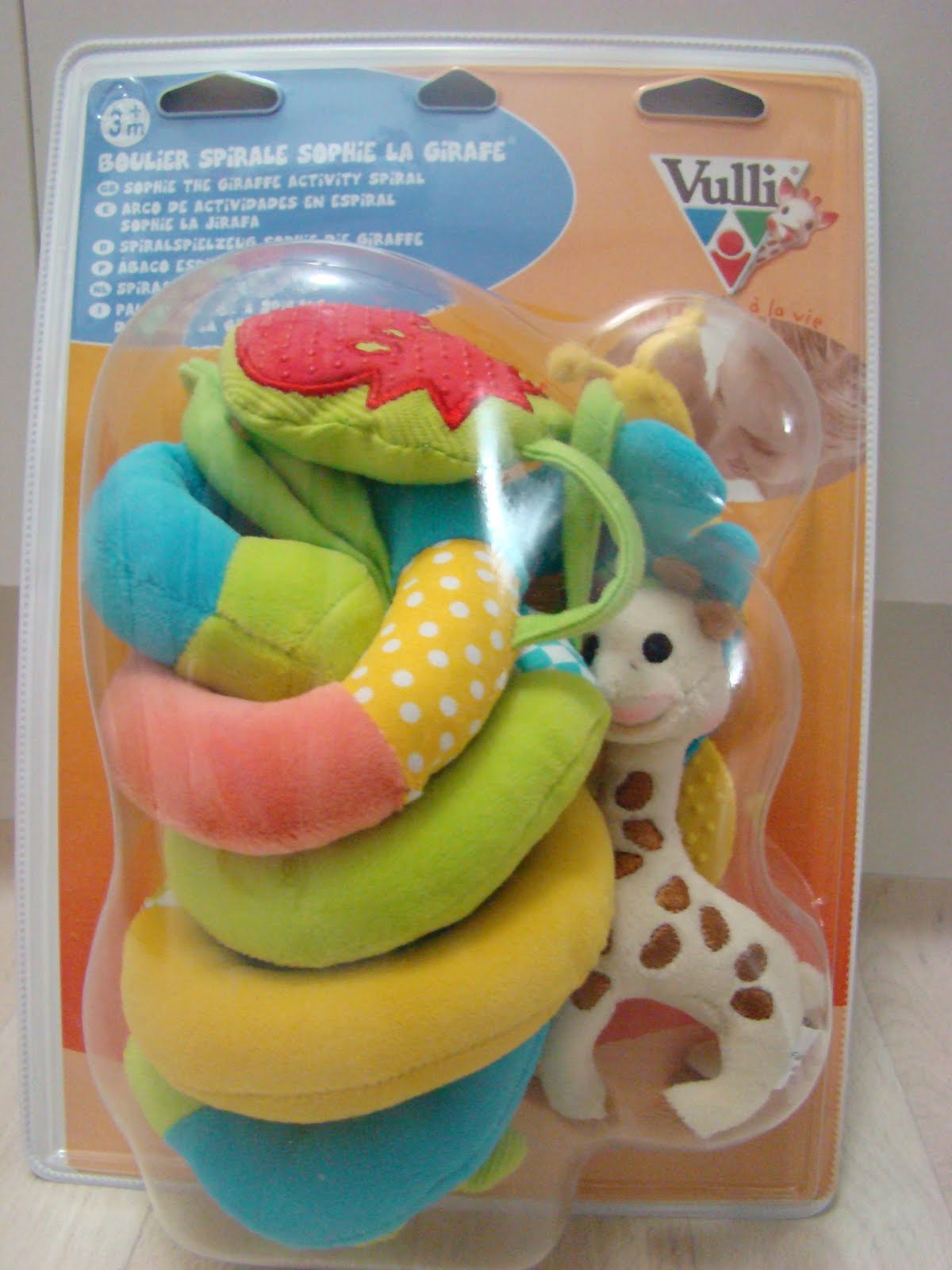 sophie the giraffe activity spiral