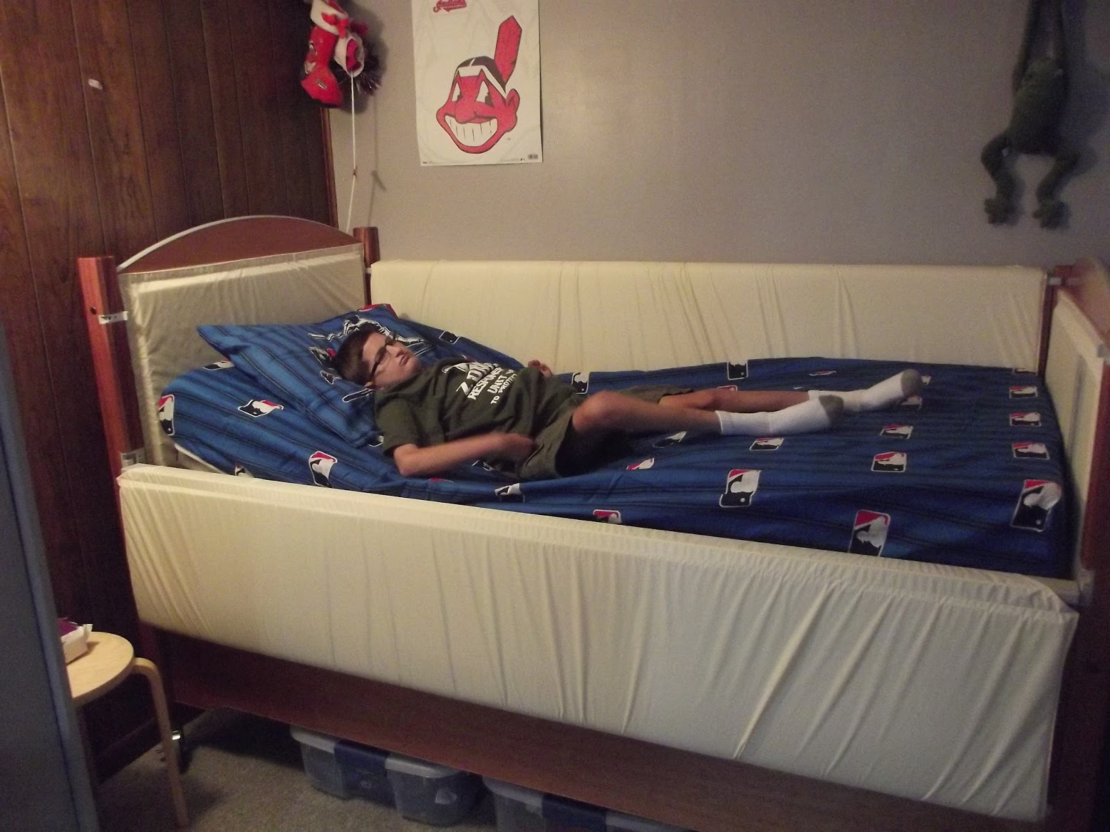 Our Journey With One of God's Miracles Noah's New Bed