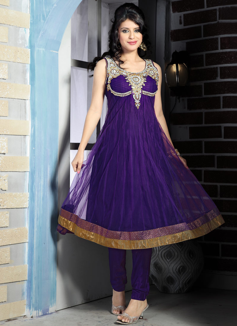 party wear anarkali churidar