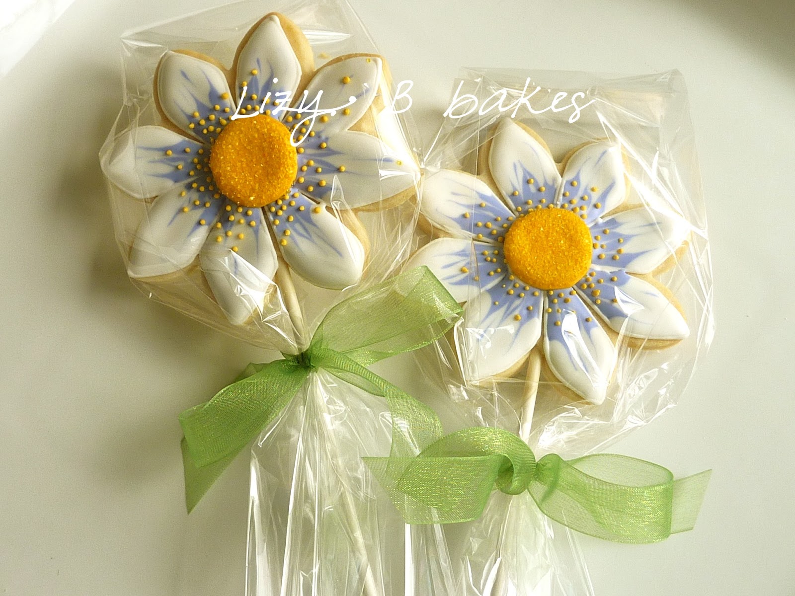 Lizy B Flower Cookie Pops!