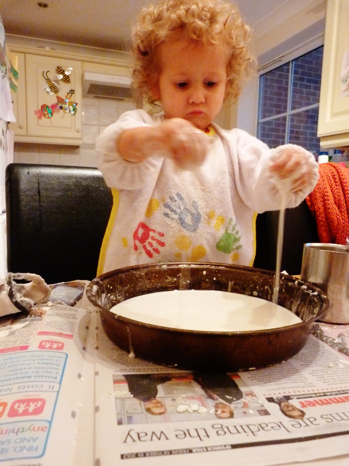 An Ordinary Life Step by Step how to make Corn Flour Slime