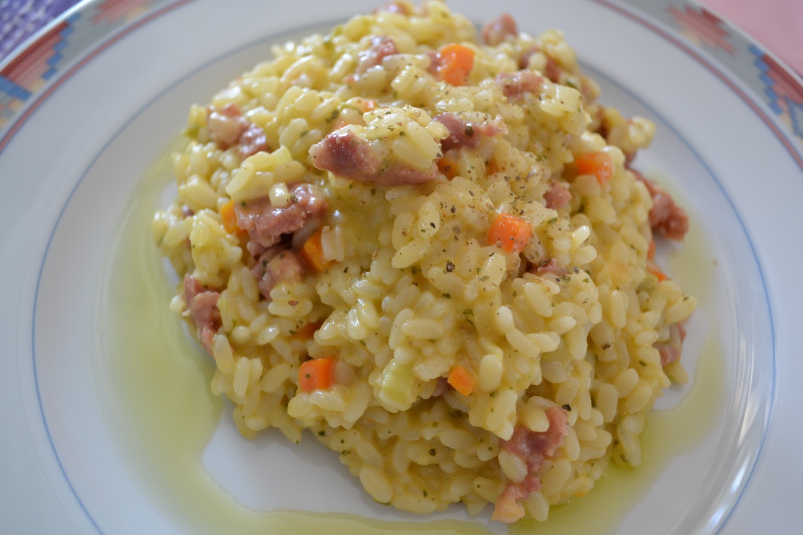 Risotto con salsiccia di Norcia e crema di zucca Dafne's Corner