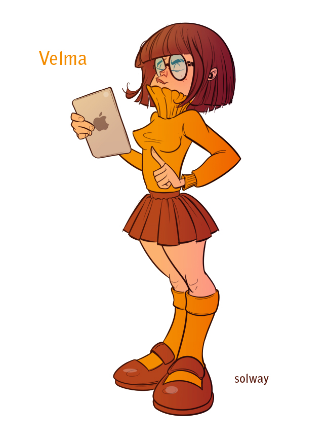 she may solve the mystery of where I've been, or discover how lazy I