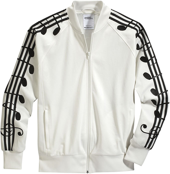 RARE Mens ADIDAS Originals JEREMY SCOTT ObyO Music Notes Track JACKET Size L NEW eBay