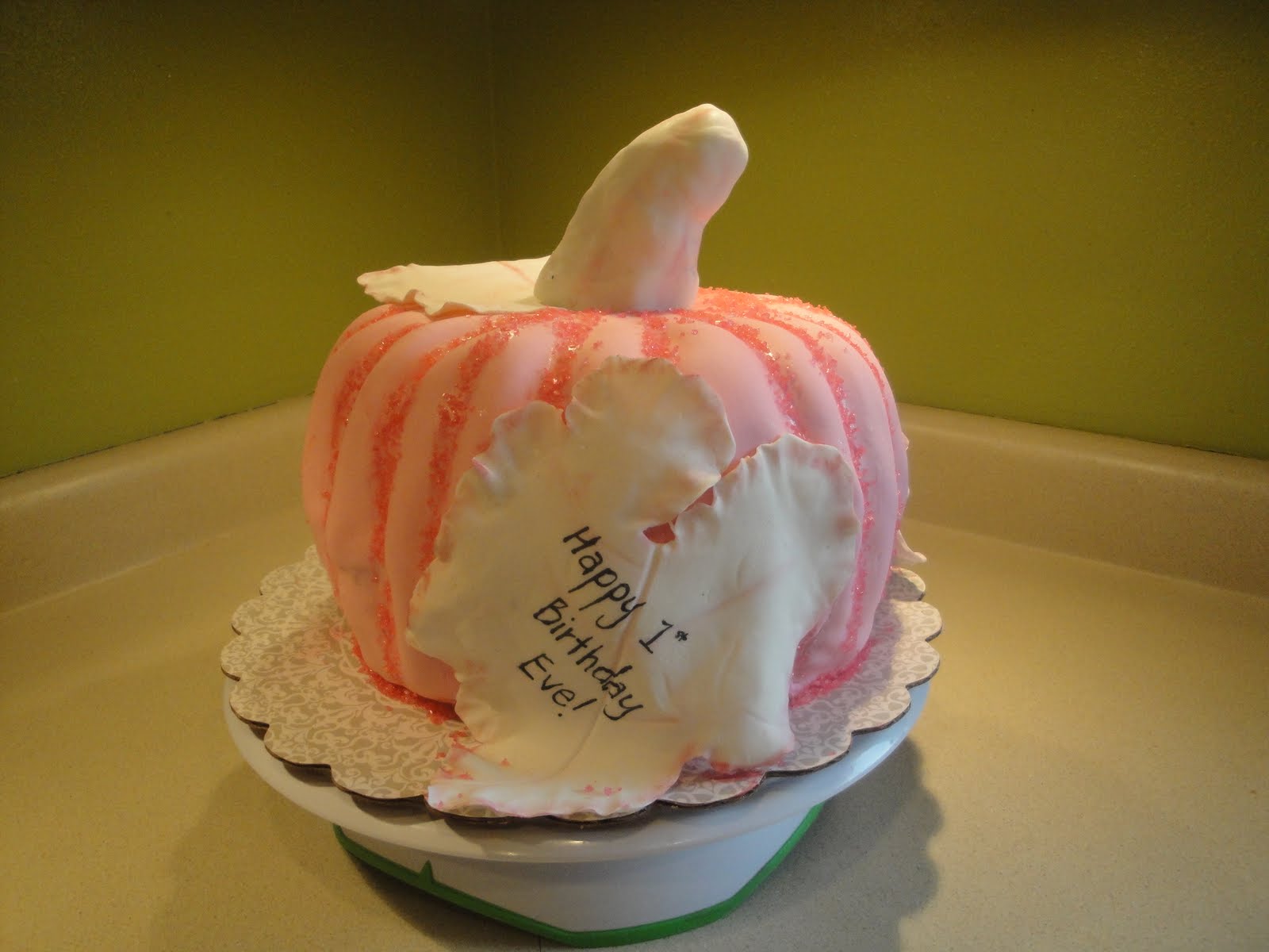 Cake Mama: Pink Pumpkin Cake!