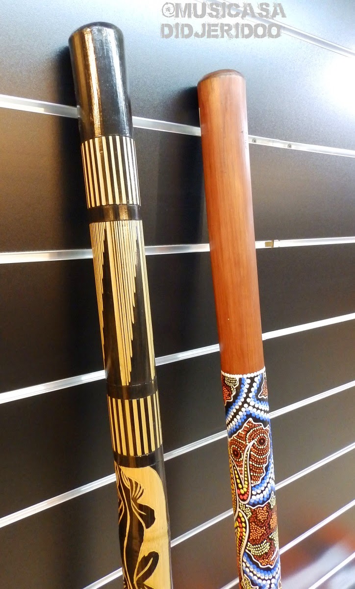 musicasa, instrumentos musicales Exposición de didgeridoo de