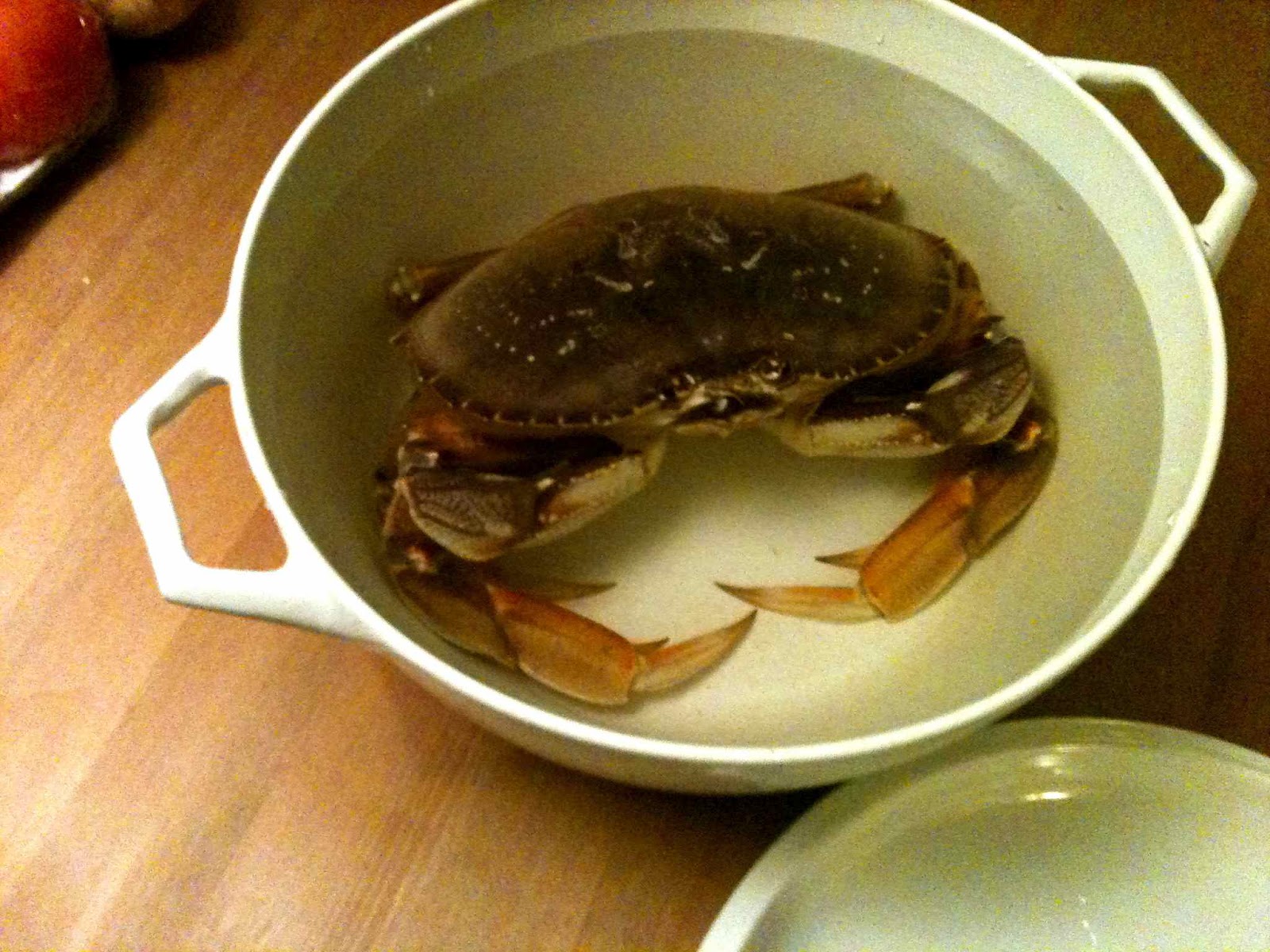 cookng Dungeness Crab and Ginger Egg Fried Rice