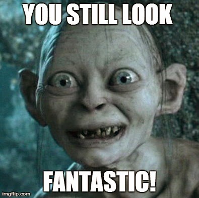 You still look fantastic birthday card