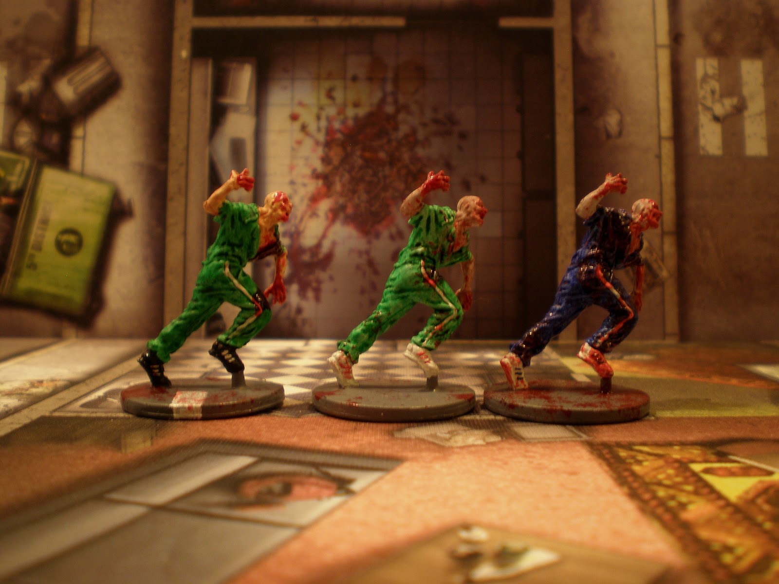 Zombicide! Zombicide! Jogging Zombies (Painted Runners II)