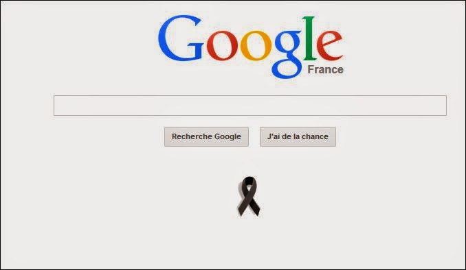 Θρηνεί η Google για τα θύματα στο Παρίσι... [pic]