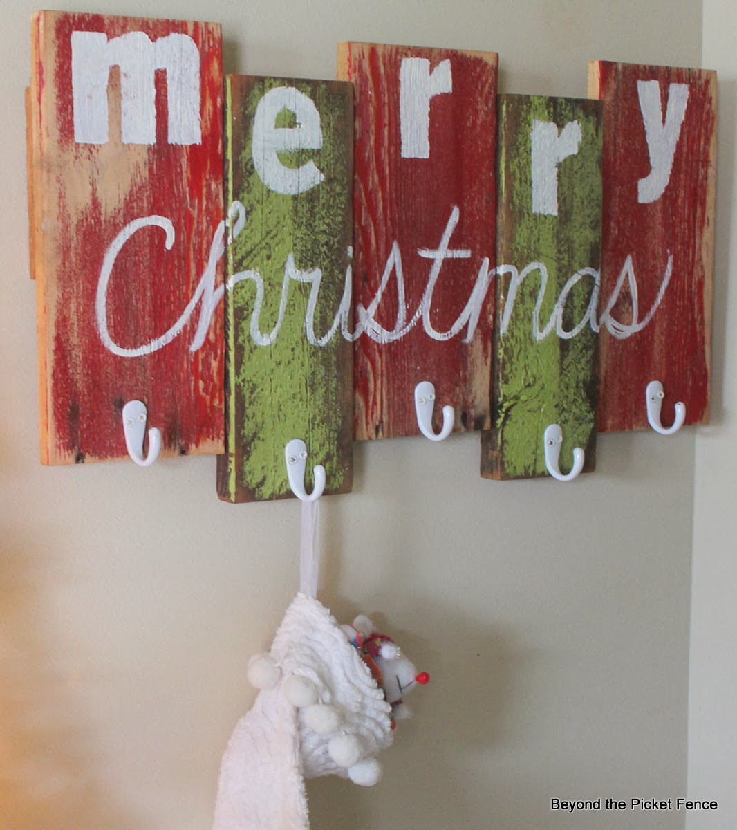 Beyond The Picket Fence 12 Days of Christmas, Day 2, Scrap Wood