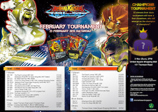 Animal Kaiser Singapore: Animal Kaiser Store Tournament - 23 Feb 2013