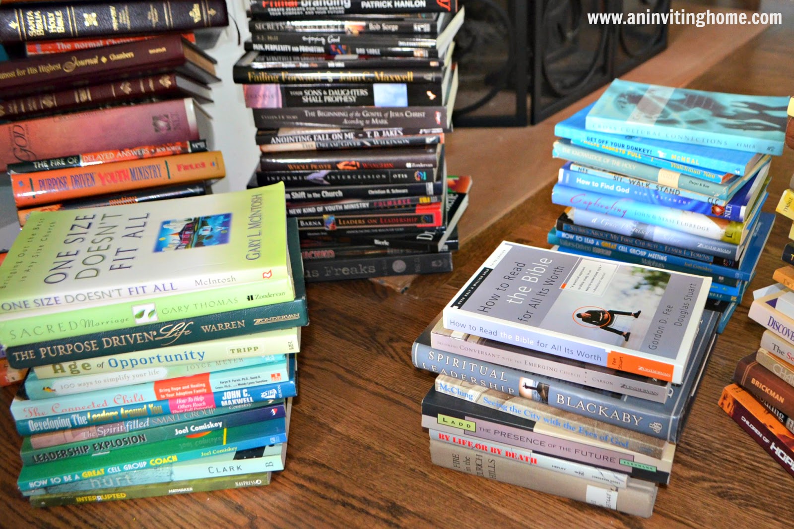 An Inviting Home Styling Books by Color