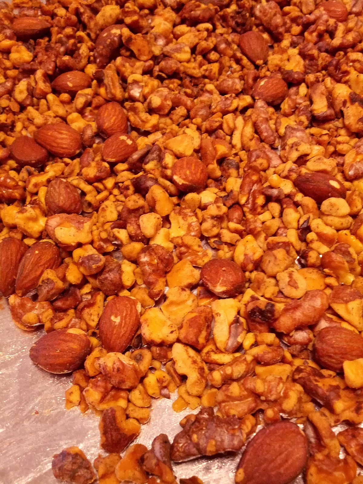 Food and Iron Roasted Cinnamon Almond Walnut Butter!