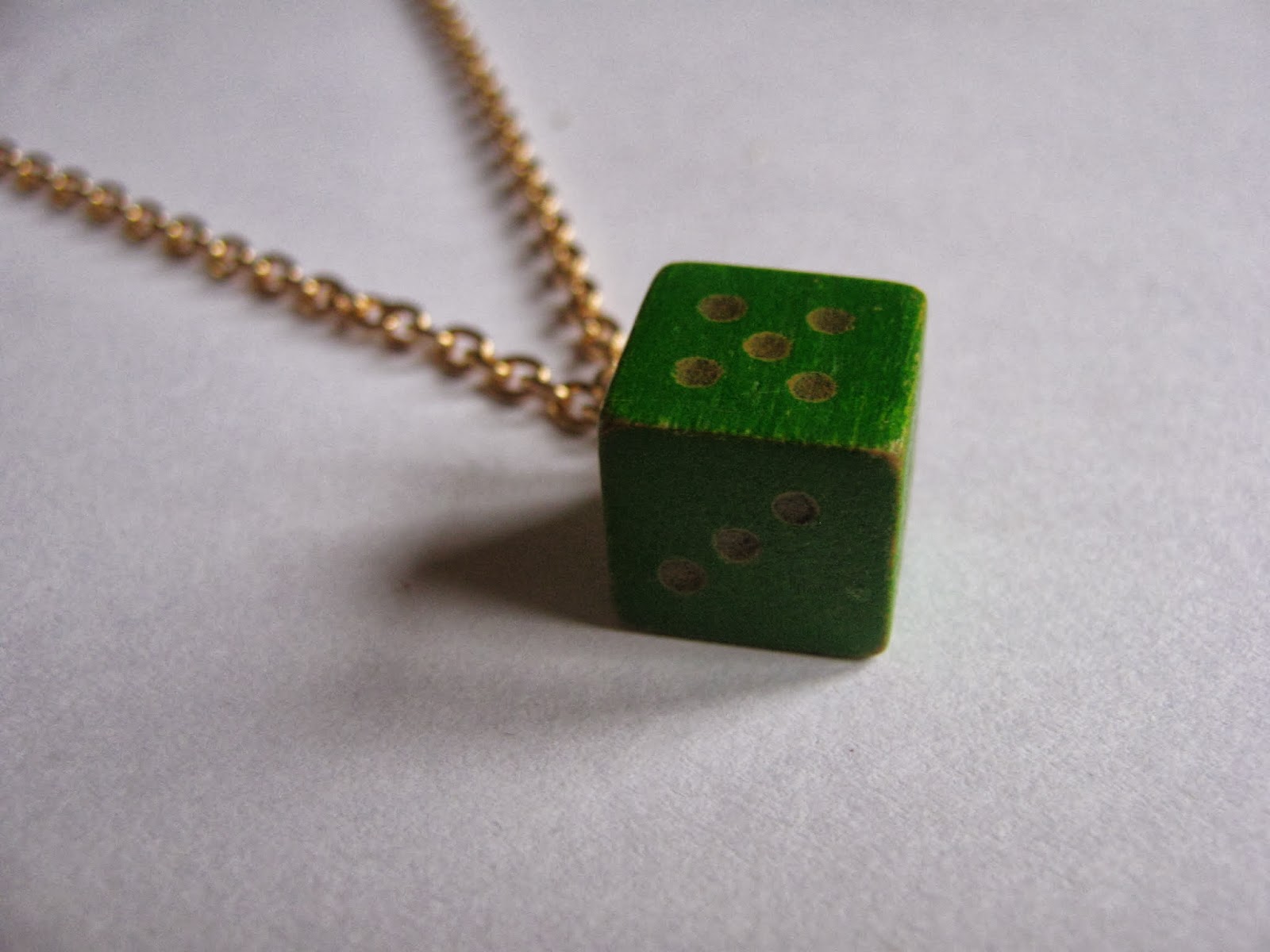 How to Vintage Dice Necklace Awake + Make A Blog for Creative Living