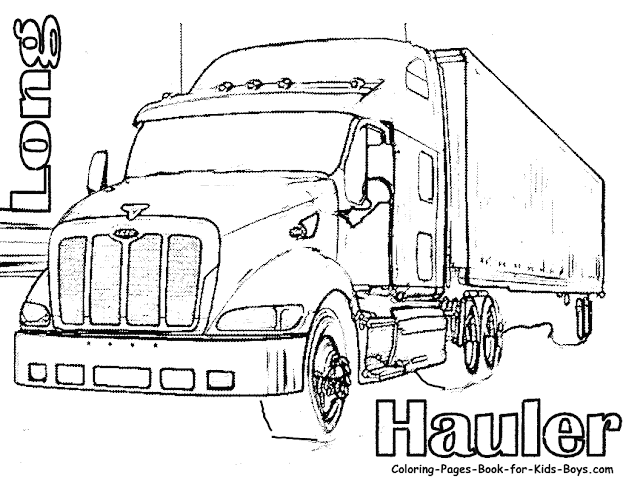 Kenworth Coloring Pages