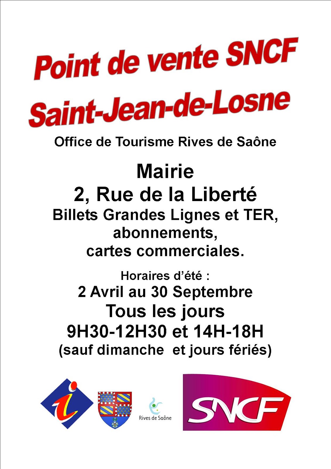 SaintJeandeLosne, Tourisme, Histoire, Patrimoine La Boutique SNCF à