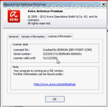 Serial Key For Avira Antivirus Premium 2012