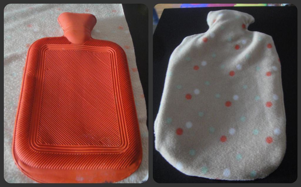 Recycled Sewing Baby Blanket Hot Water Bottle Cover