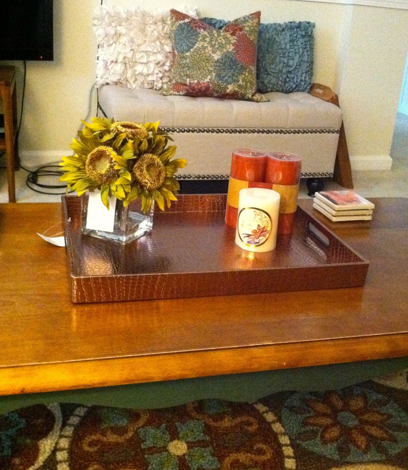 The Rounded Corner Coffee Table Revamp