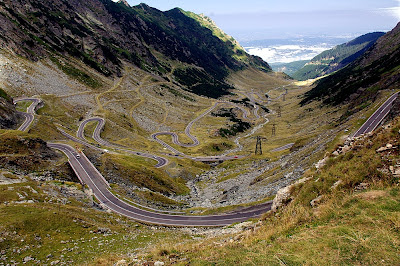 Transfagarashan. Trasa Transfogarska.