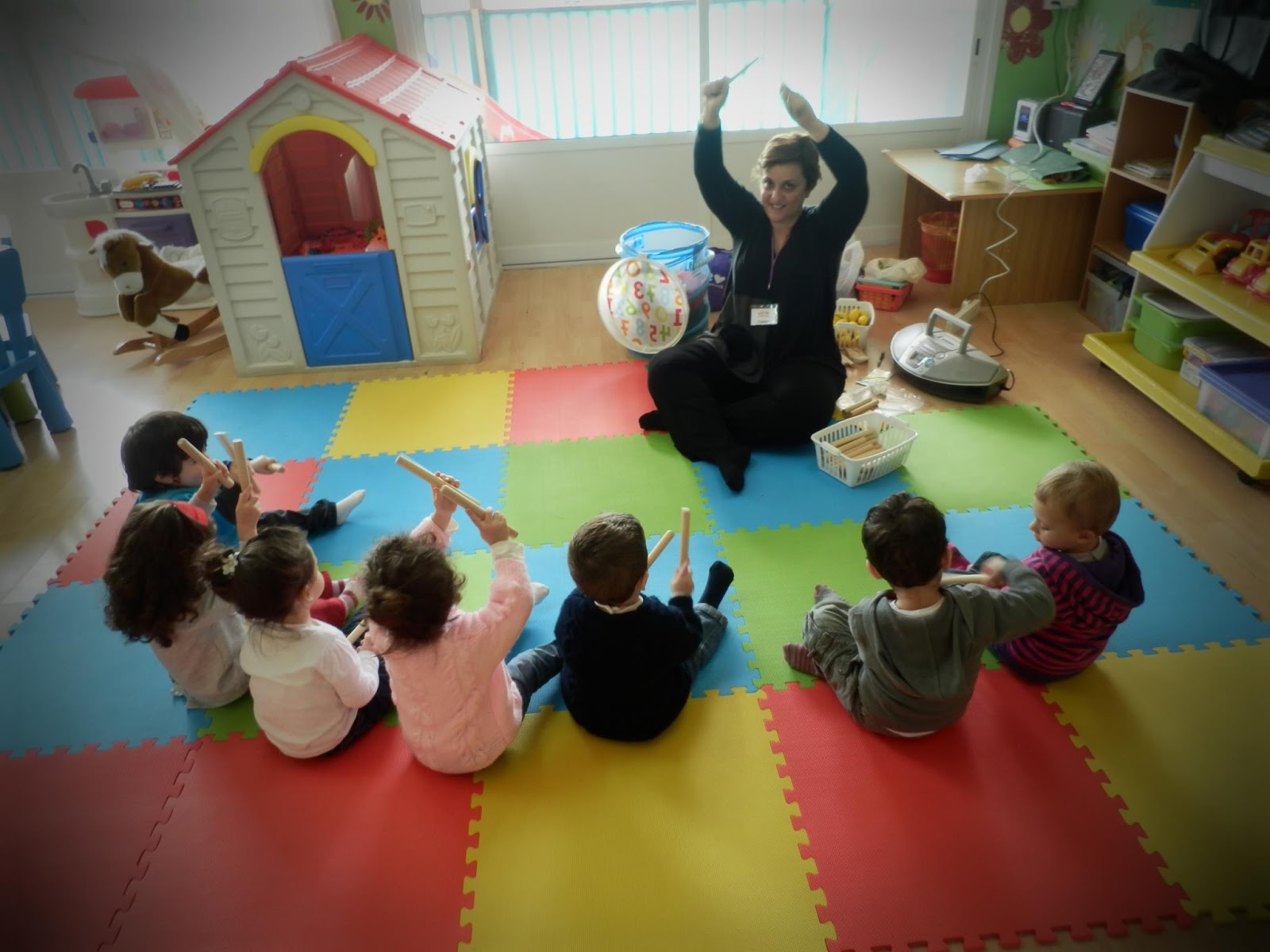 Kids have Fun in Cyprus Joanna’s Music Studio where kids love and