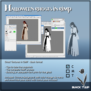 Halloween Ghosts in GIMP
