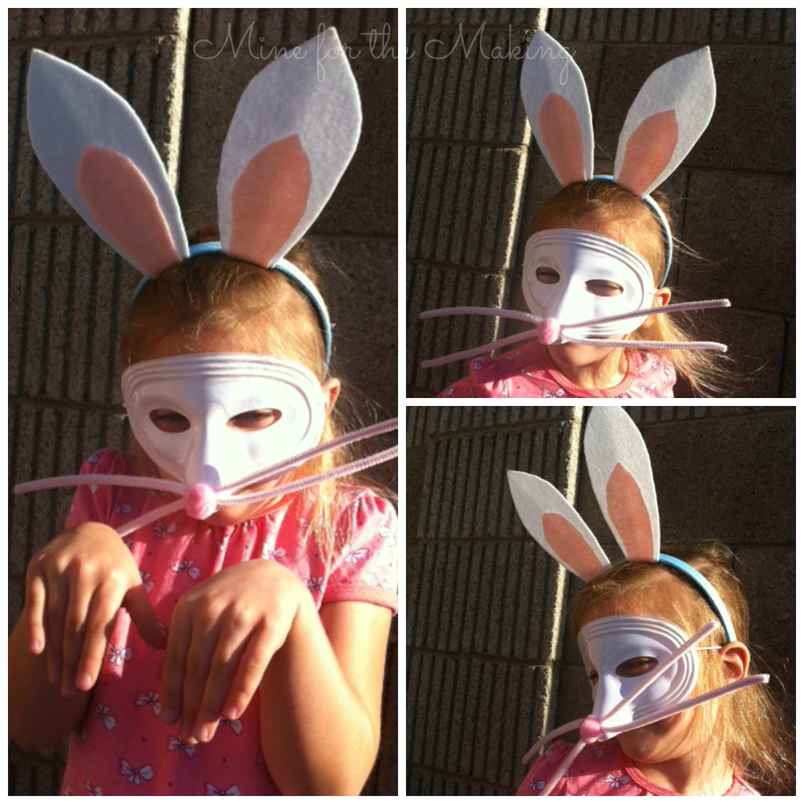 Tot School Tuesday DIY Easter Bunny DressUp Mine for the Making