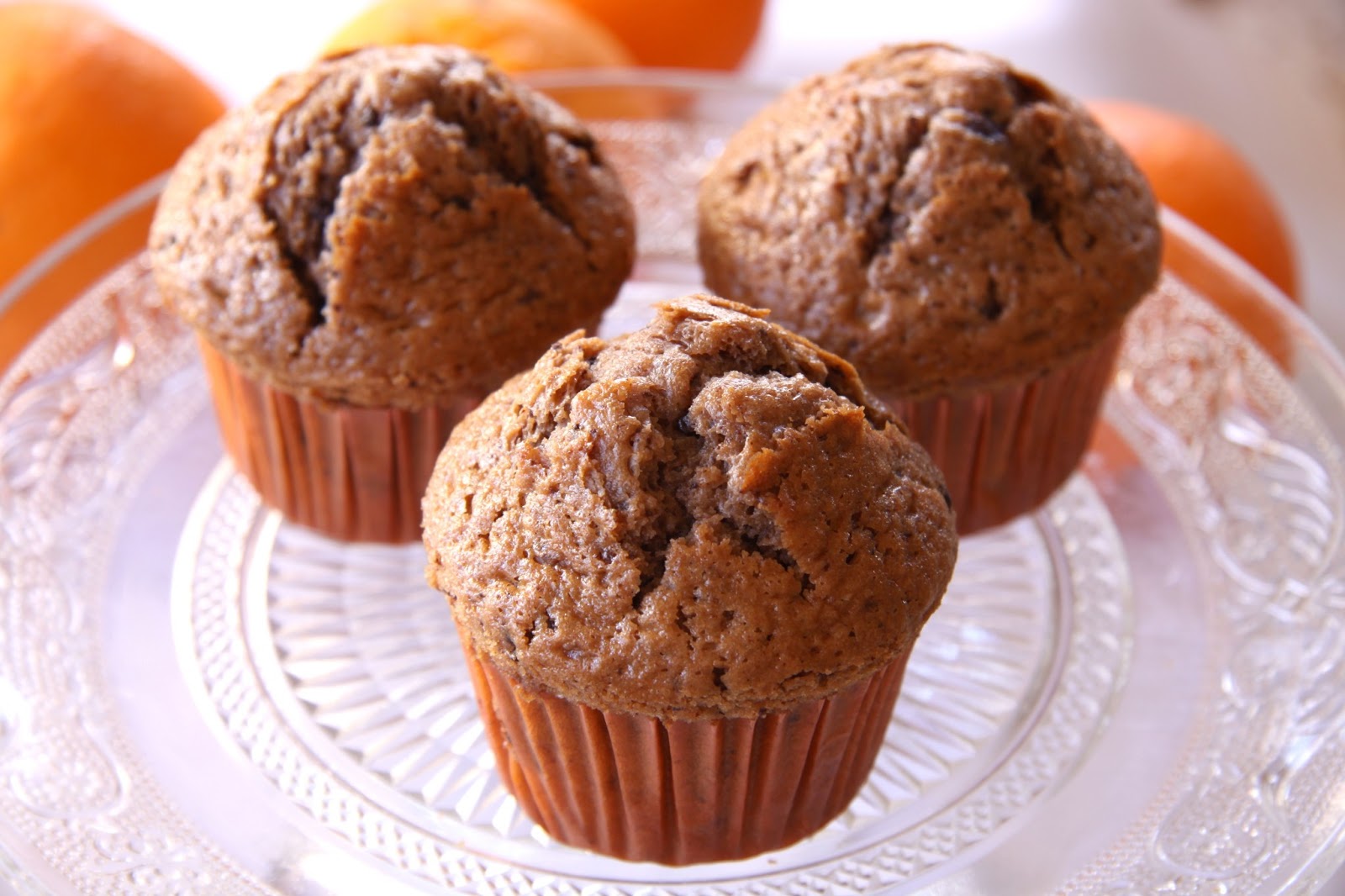 Muffins esponjosos de chocolate y pepitas de chocolate SusiMiu