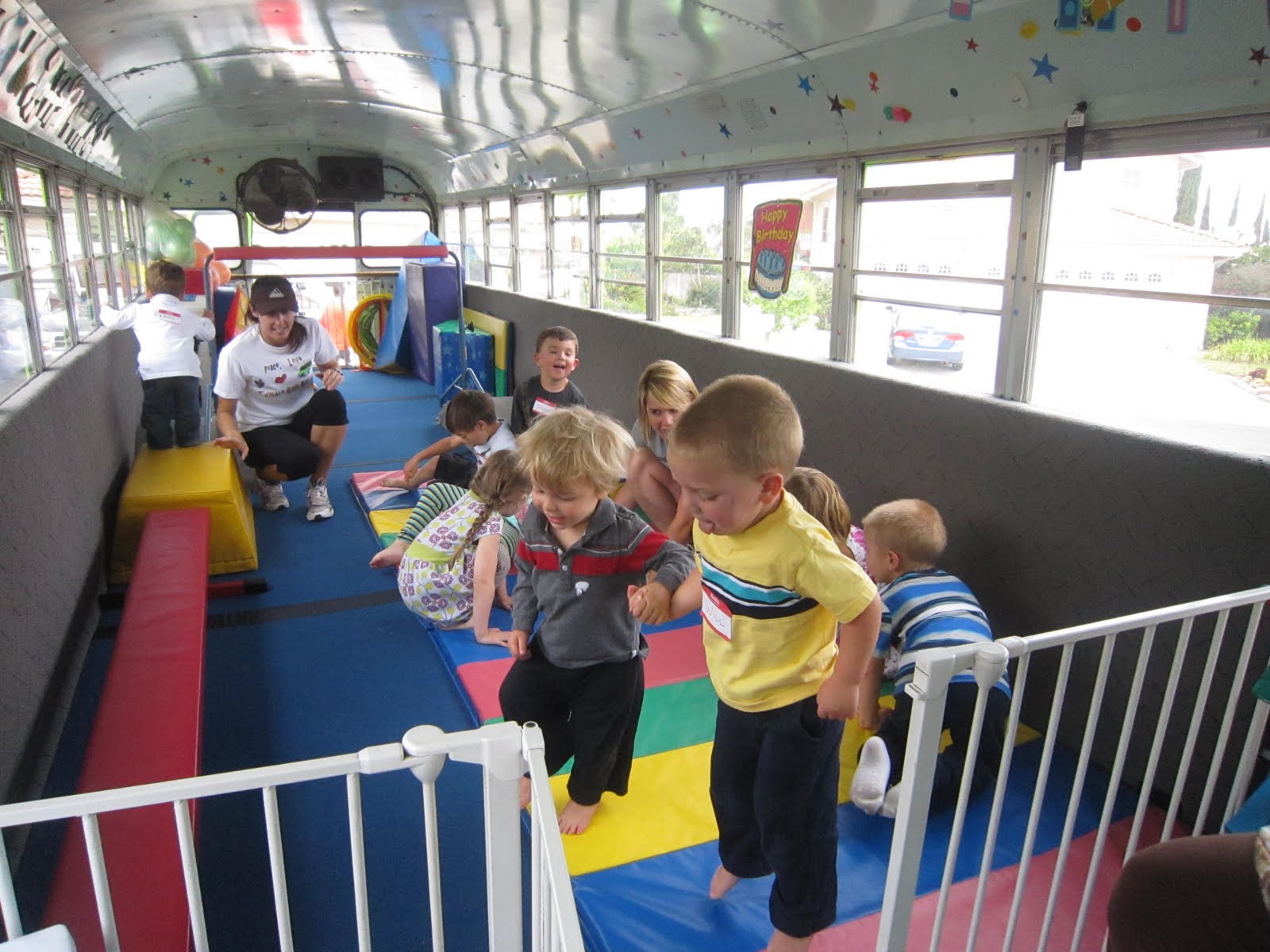 Create and Play Each Day Tumble Gym Bus