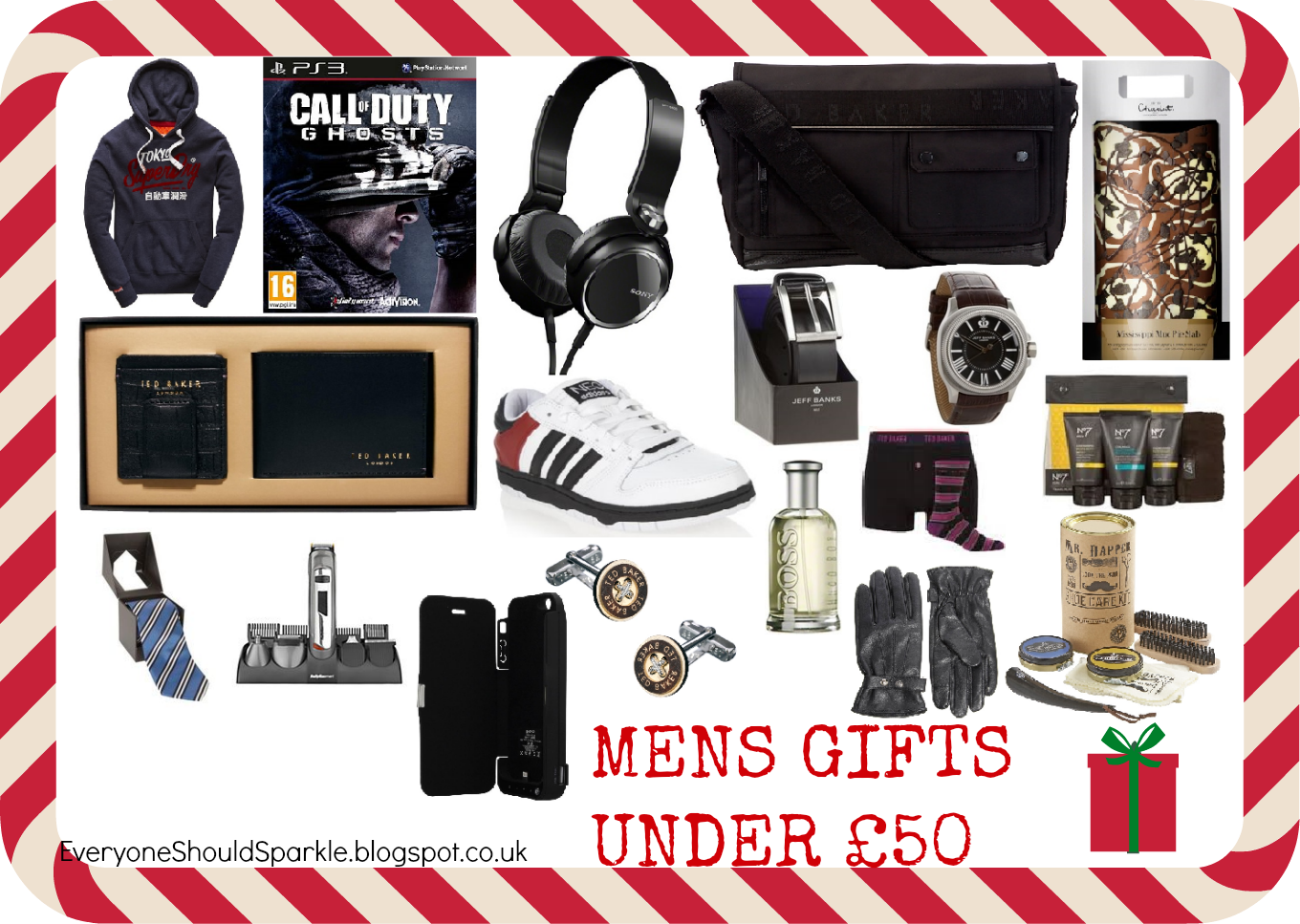 Everyone Should Sparkle Christmas Gift Ideas for Him under £50