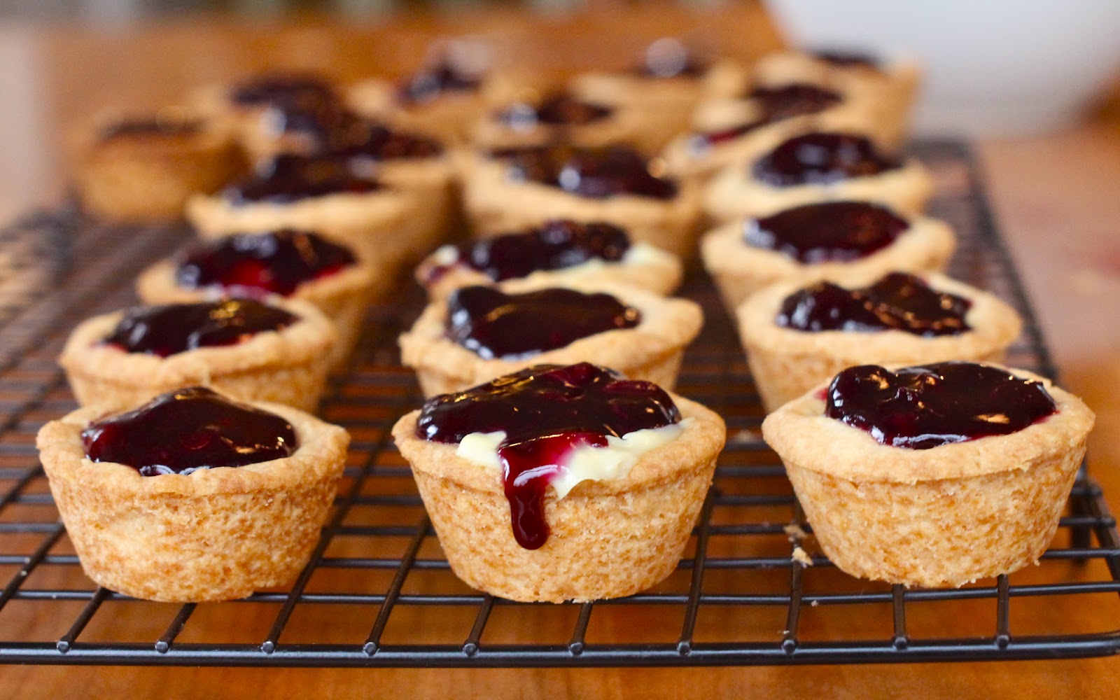 Yammie's Noshery Blueberry Custard Tartlets