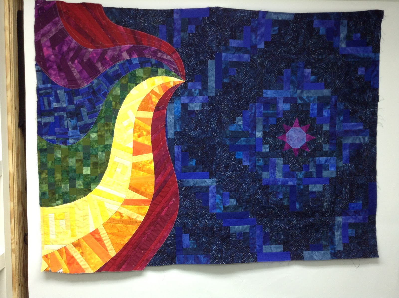 log cabin block | learn how to piece quilt