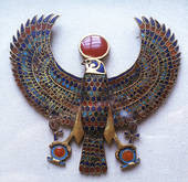 Pectoral jewel from the treasure of Tutankhamun, Ancient Egyptian