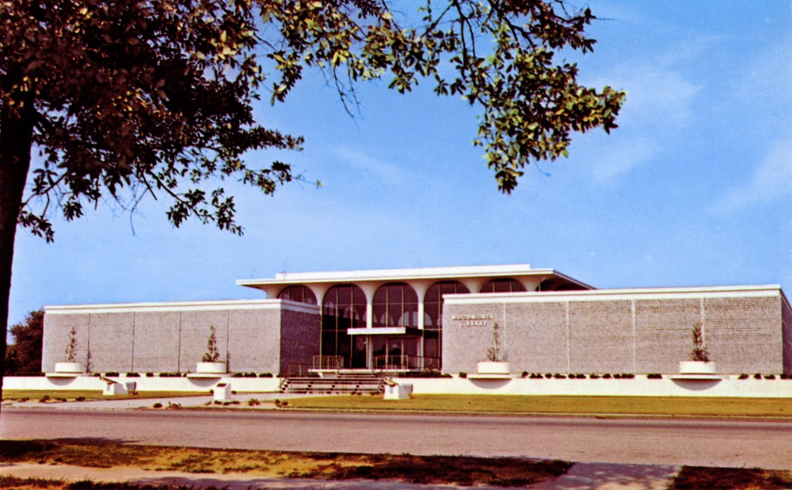 Library Postcards Woodworth Library, Fort Gordon,