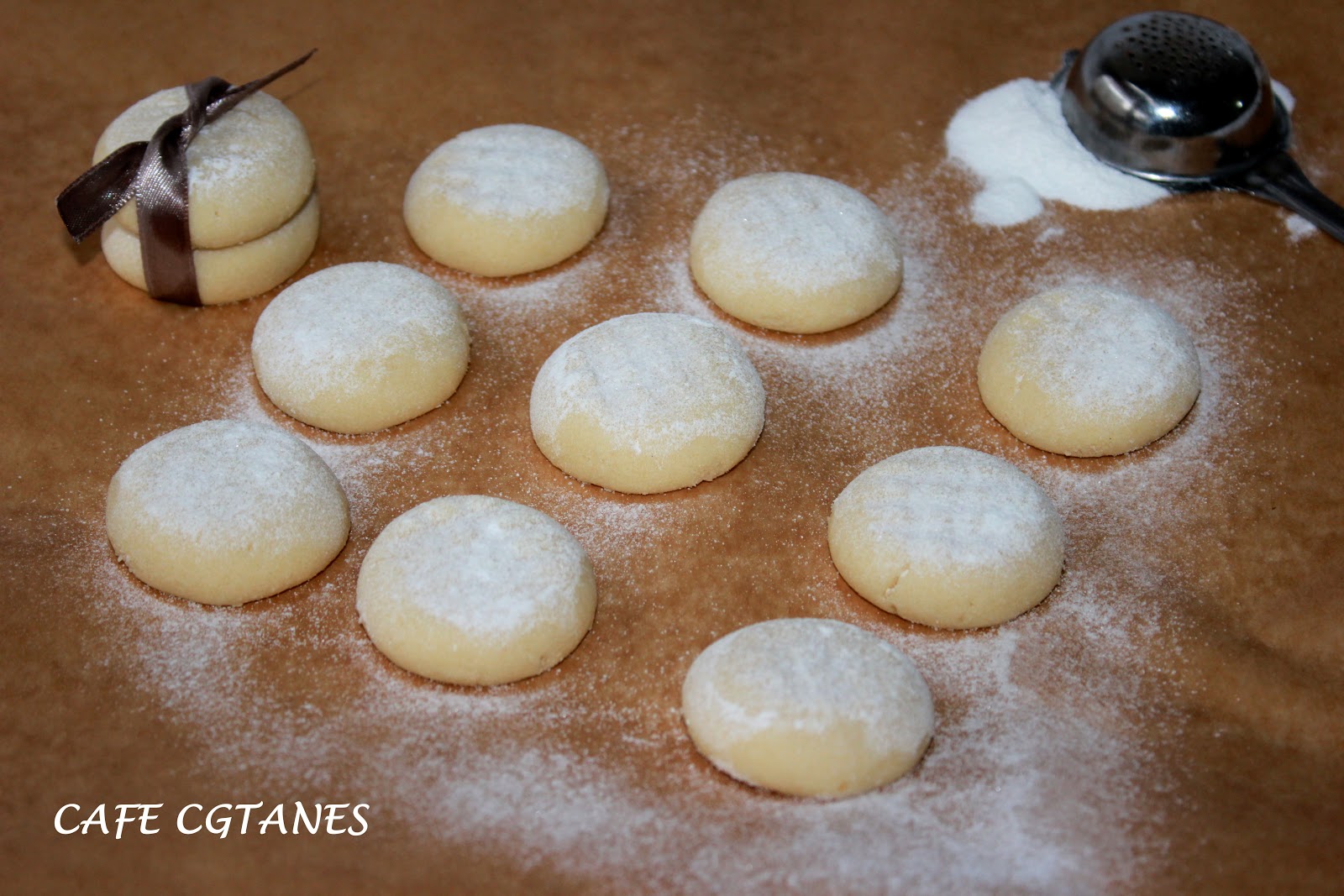 Cafe cgtanes Damla Sakızlı Beyaz Kurabiye