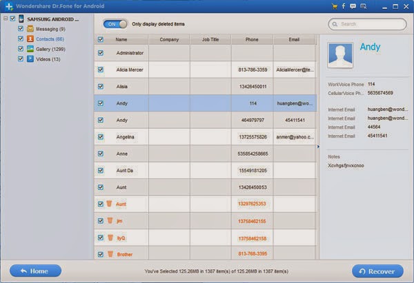 Samsung Recovery Transfer: How to Recover Lost Contacts from Samsung