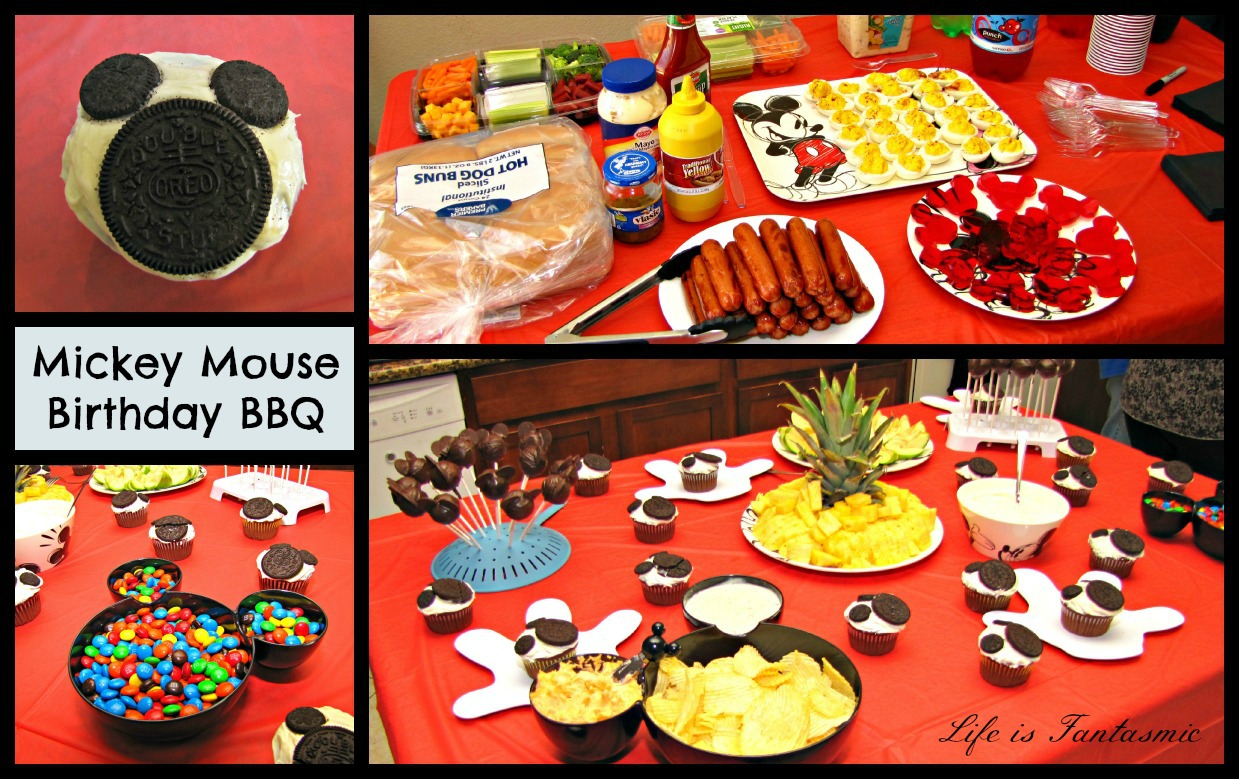 Life Is Fantasmic Mickey Mouse Birthday Bbq