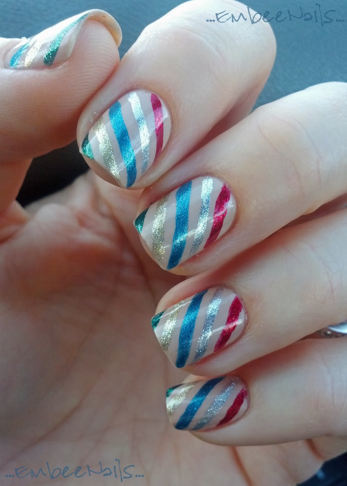 Embee Nails Christmas Wrapping Paper!