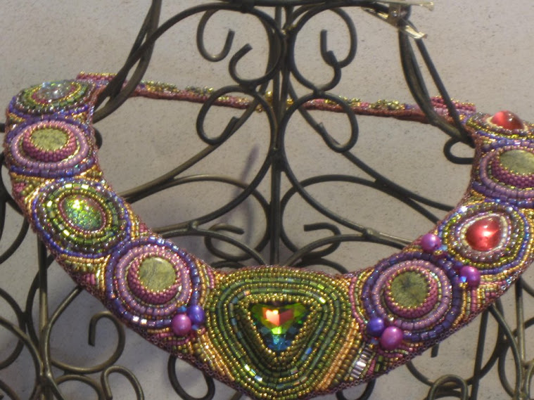 Bead Embroidery Necklace