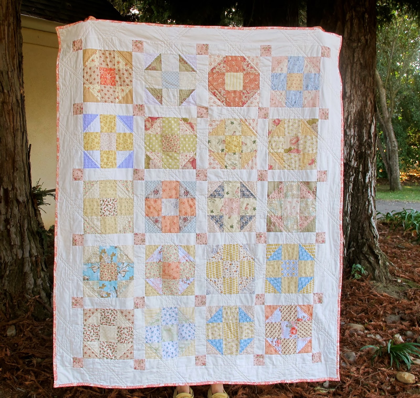 pieceful Prairie quilt finish