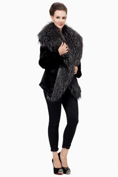 Lovely girl like to many things like fashion fur coat,beautiful shoes