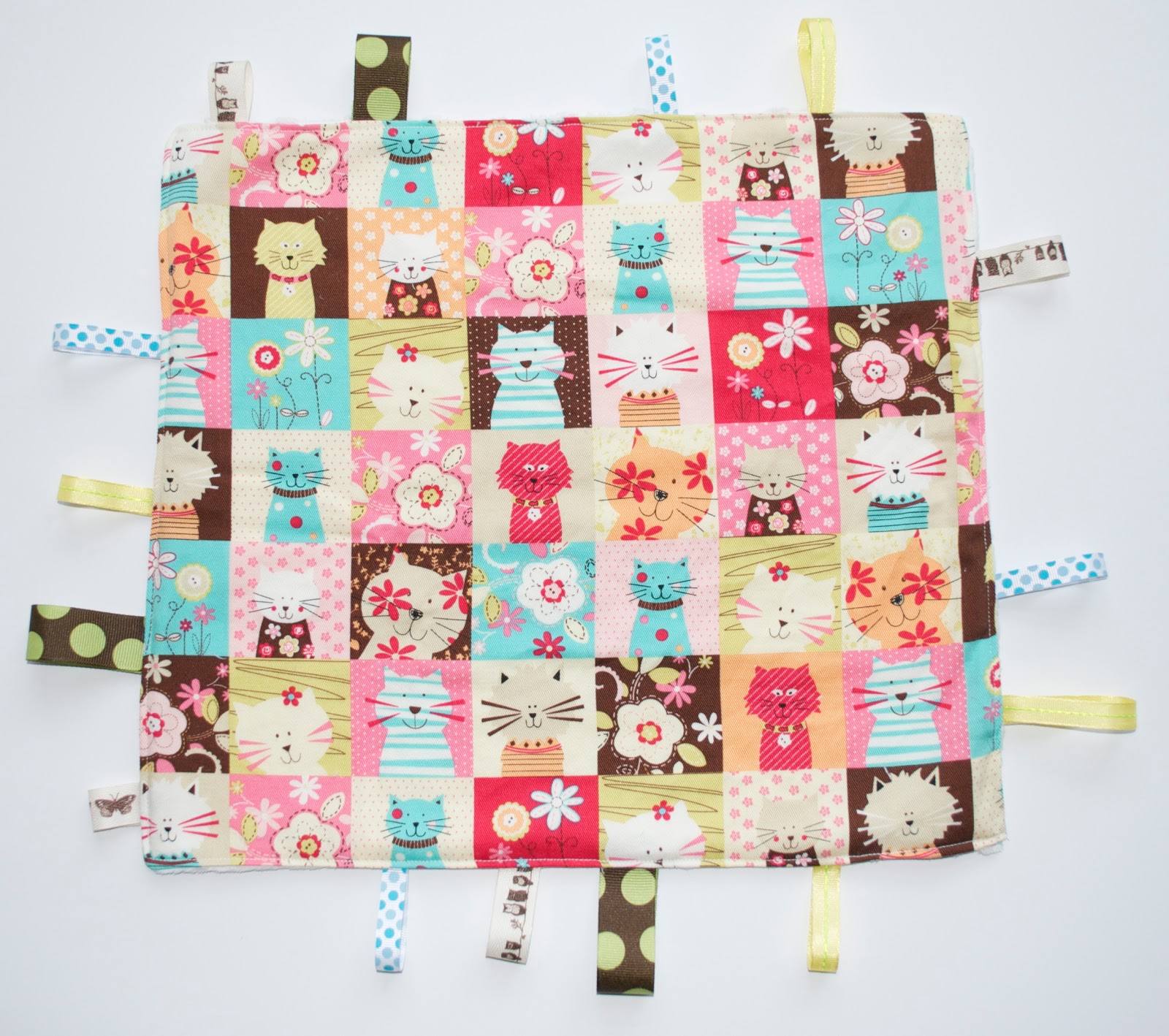 Let's begin sewing... Tag Blanket Tutorial