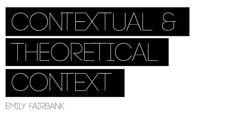 Contextual & Theoretical Studies