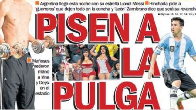 En Perú esperan ansiosos la llegada de Messi