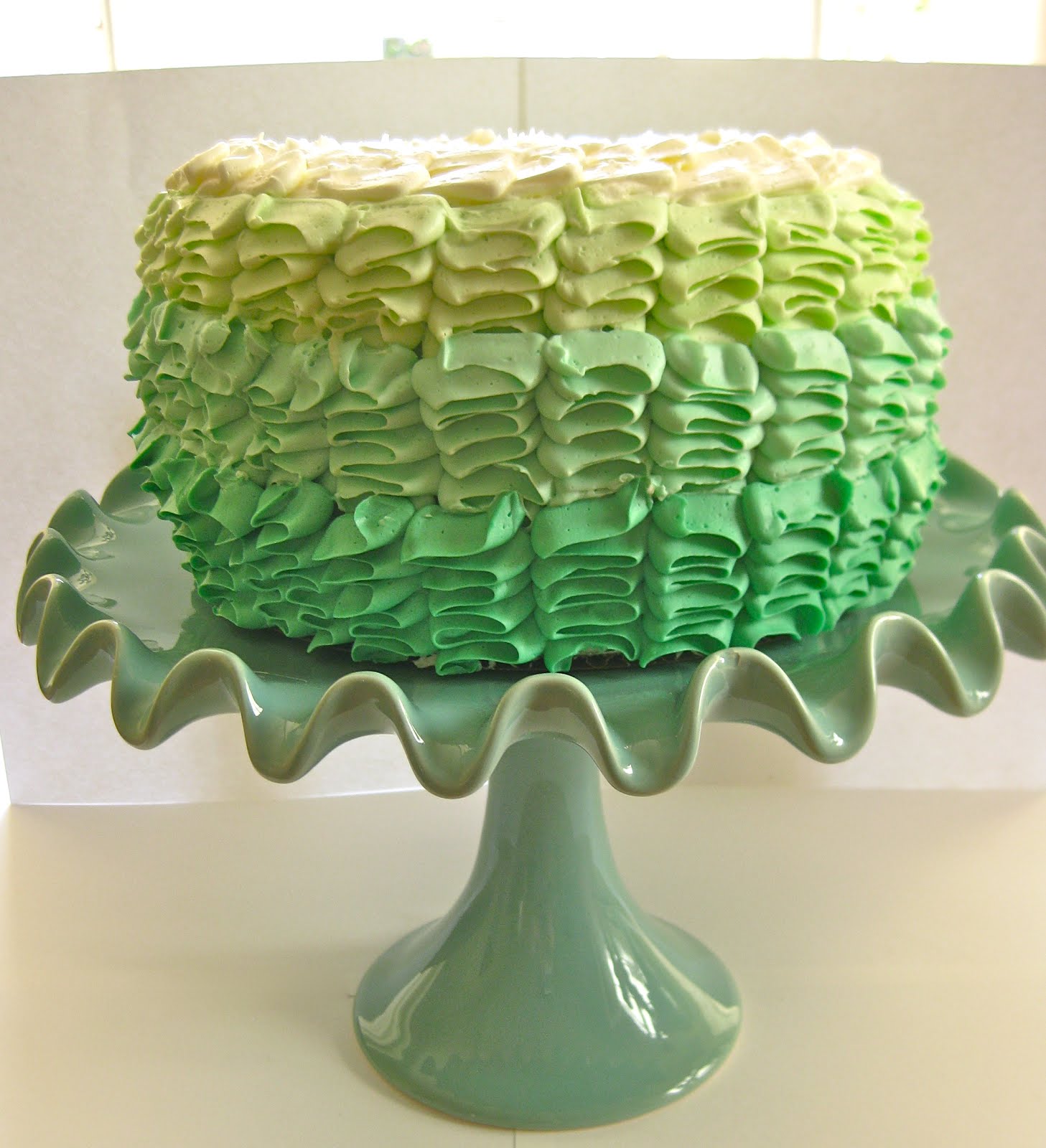 Pixie Crust Ombre Margarita Layer Cake