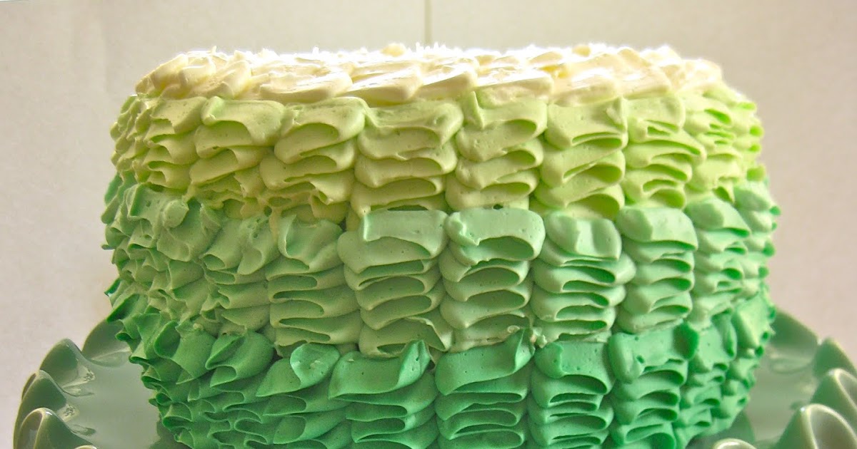 Pixie Crust Ombre Margarita Layer Cake