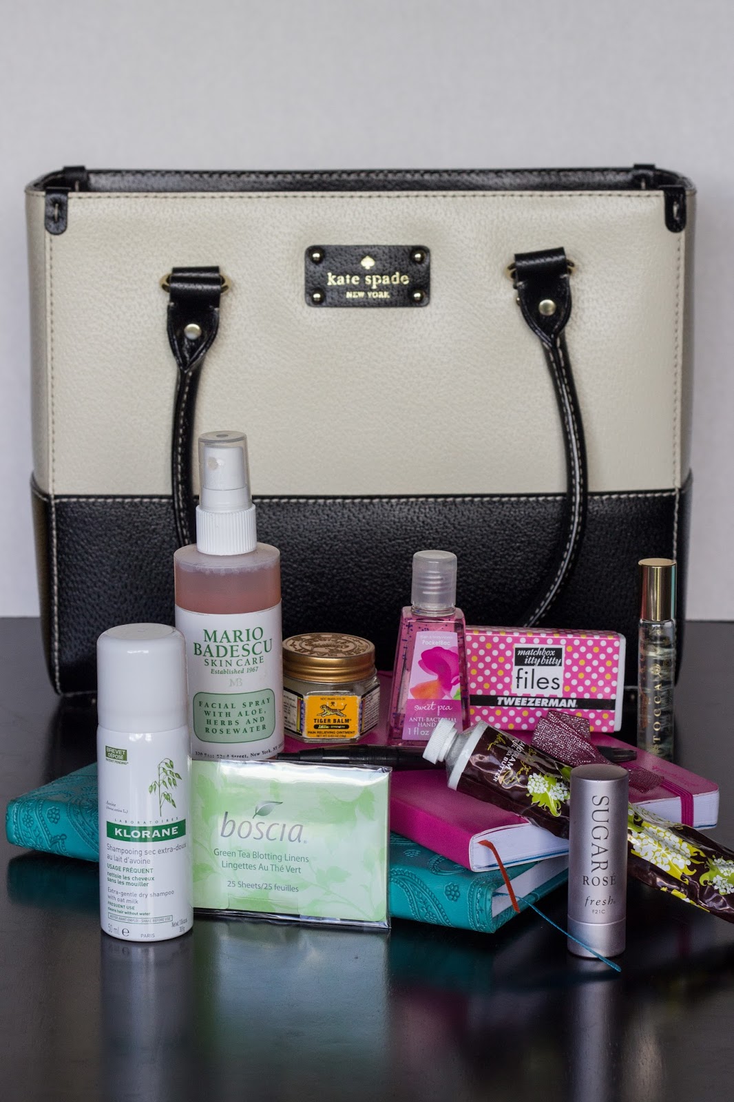 Little Blushing Birdie Handbag Essentials